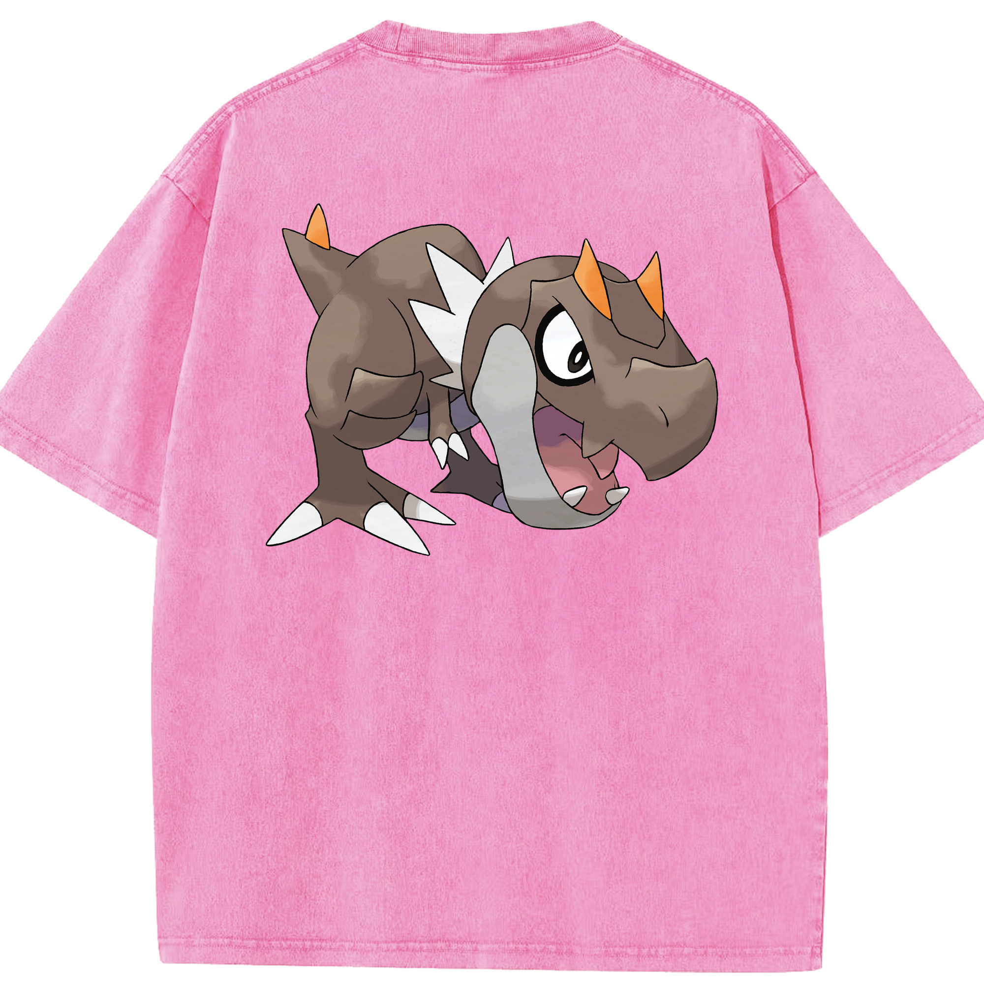 （画像用） ポケットモンスター Pokémon 綿100% ヴィンテージ風 半袖Tシャツ（背面プリント）